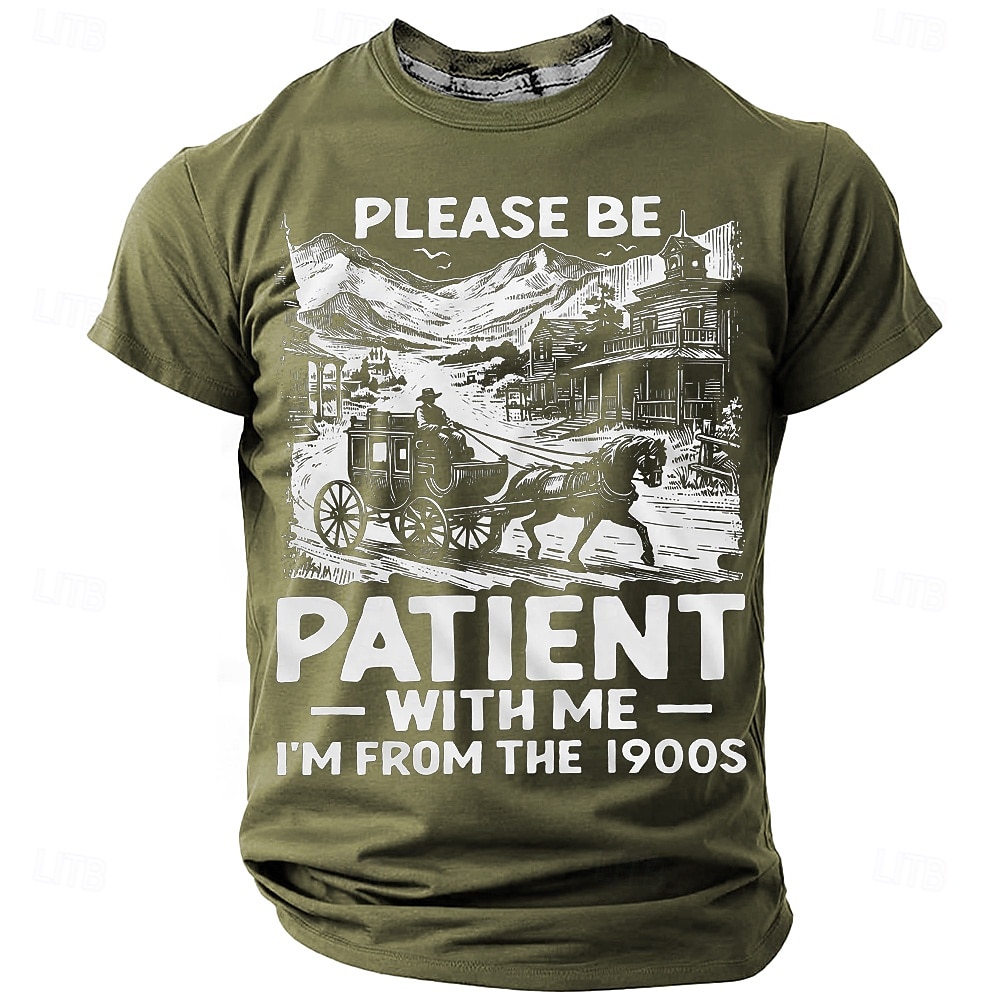 Herren Christlich T Shirt Kurzarm T-Shirt 3D-Druck Rundhalsausschnitt Rundhals Hemd Mode Täglich Lässig Straße Lässig Täglich Schwarz Blau Grün Sommer Frühling Bekleidung S M L XL XXL XXXL 2025 - $17.99 –P3