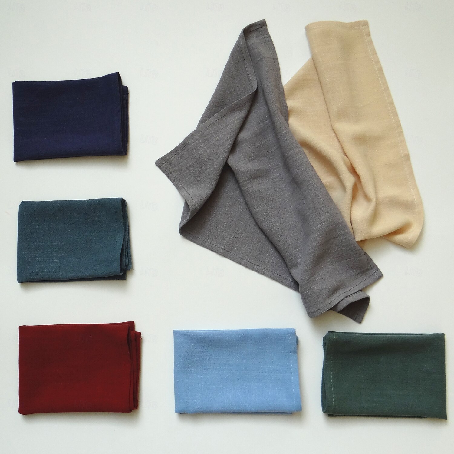 Cotton And Linen Napkins, Cloth For Wine Glasses, Kitchen Towels, Placemats, Kitchen Food Background Cloth 2025 - $4.99 –P4