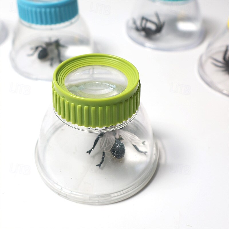 Pacote com 12 copos de observação de insetos com lupa, caixa coletora de insetos, experimento científico infantil, material didático para jardim de infância, brinquedos educativos de 2025 por $38.99 –P5