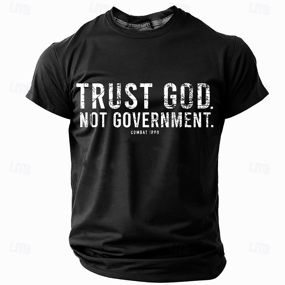 Bijbel 4e Juli 2026 250e Herdenkingsdag Patriottische Patriot 3D Print Amerikaanse Vlag Crew Neck Korte Mouw T-Shirt Casual Daily Street 2026 - $19.49 –P4