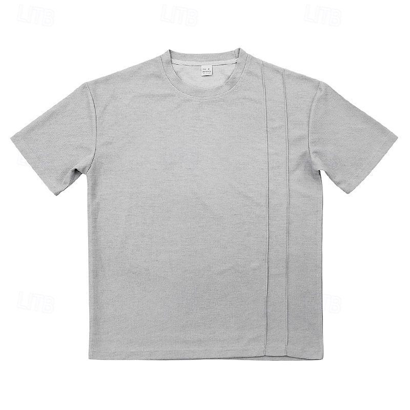 Men's T-shirt Suits 2 Pieces Outfits Tee & Shorts Short Sleeve Crew Neck Summer Plain Fashion Casual 2 Piece Vacation Daily Wear Going out Black White Royal Blue Top Tee for Men 2025 - $29.99 –P16