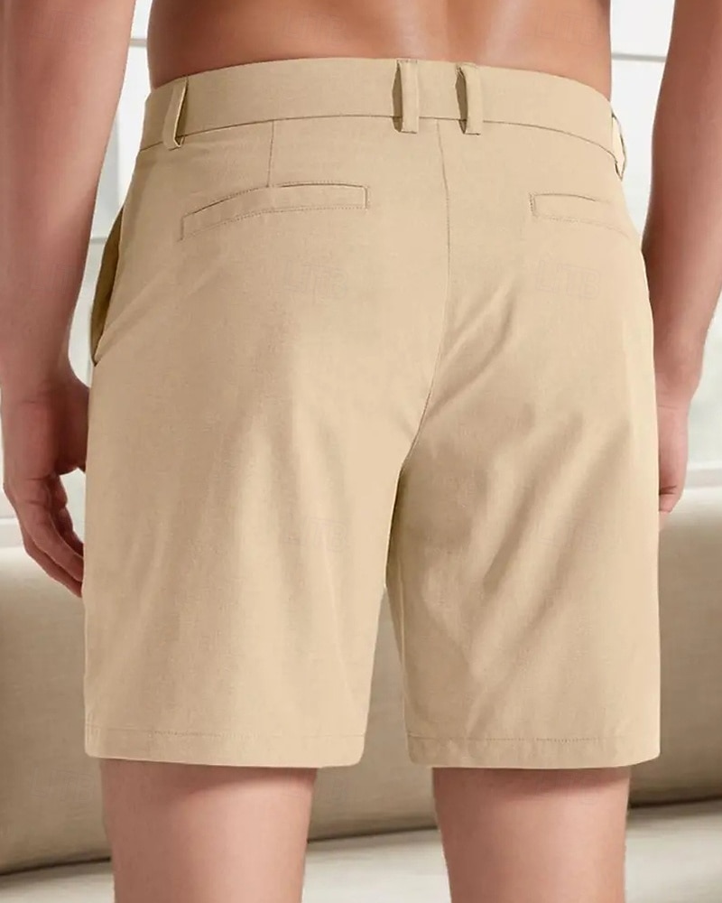 Per uomo Shorts eleganti Shorts da Lavoro Pantaloncini da golf Tasca Semplice Comodità Traspirante Lunghezza al ginocchio All'aperto Affari Sport Casual Blu Cachi del 2026 a $24.99 –P11