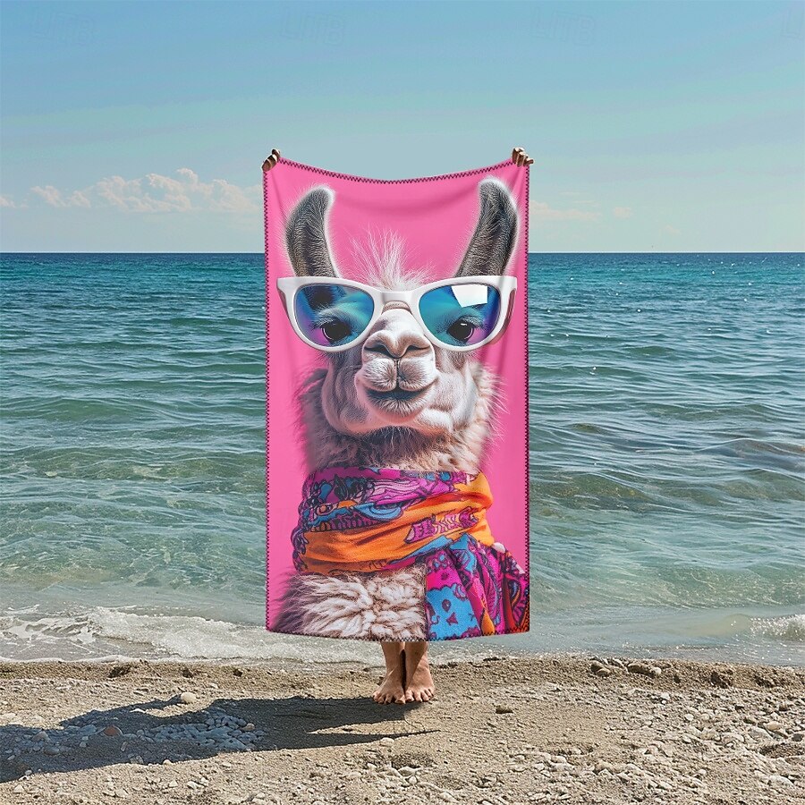 Printed Beach Towel, Lightweight Quick-Dry Sand-Free Beach Blanket, Ideal for Travel, Pool, and Outdoor Use 2025 - $10.99 –P4