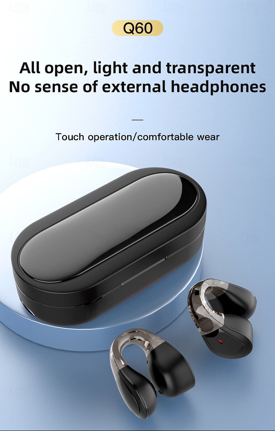Q60 TWS Bluetooth Earphone 9D Stereo Wireless Headphone In-Ear HiFi Earbud HandsFree Headset With Microphone For Xiaomi iPhone 2025 - $15.99 –P1