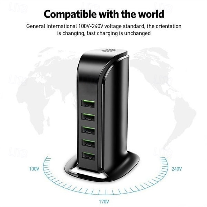USB 3.0 USB C Hubok 5 Portok 5 az 1-ben USB Hub val vel USB2.0*3 5V / 3A Power Delivery Kompatibilitás Okostelefon 2025 - $19.99 –P7