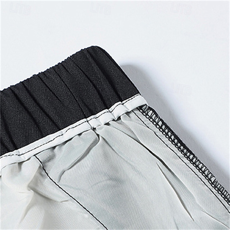 Herren Cargo-Shorts Shorts Sommershorts Kordelzug Elastischer Bund Reißverschlusstasche Einfach Komfort tragbar Knielang Outdoor Sport Täglich Mode Lässig Schwarz Armeegrün 2025 - $16.49 –P10
