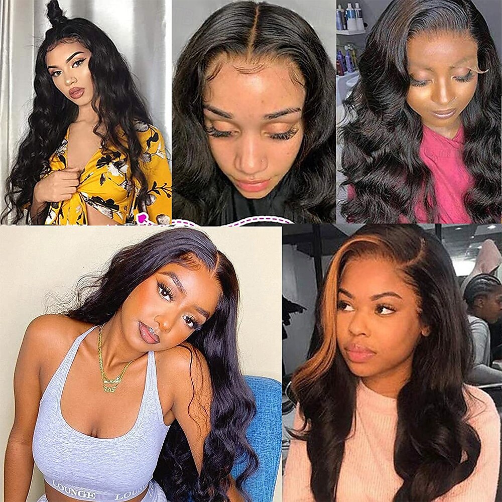 Fecho de cabelo humano brasileiro com ondas profundas 6x6 hd, fechamento de renda transparente, livre/meio/três partes, pré-arrancado, hd de 2025 por $138.99 –P5