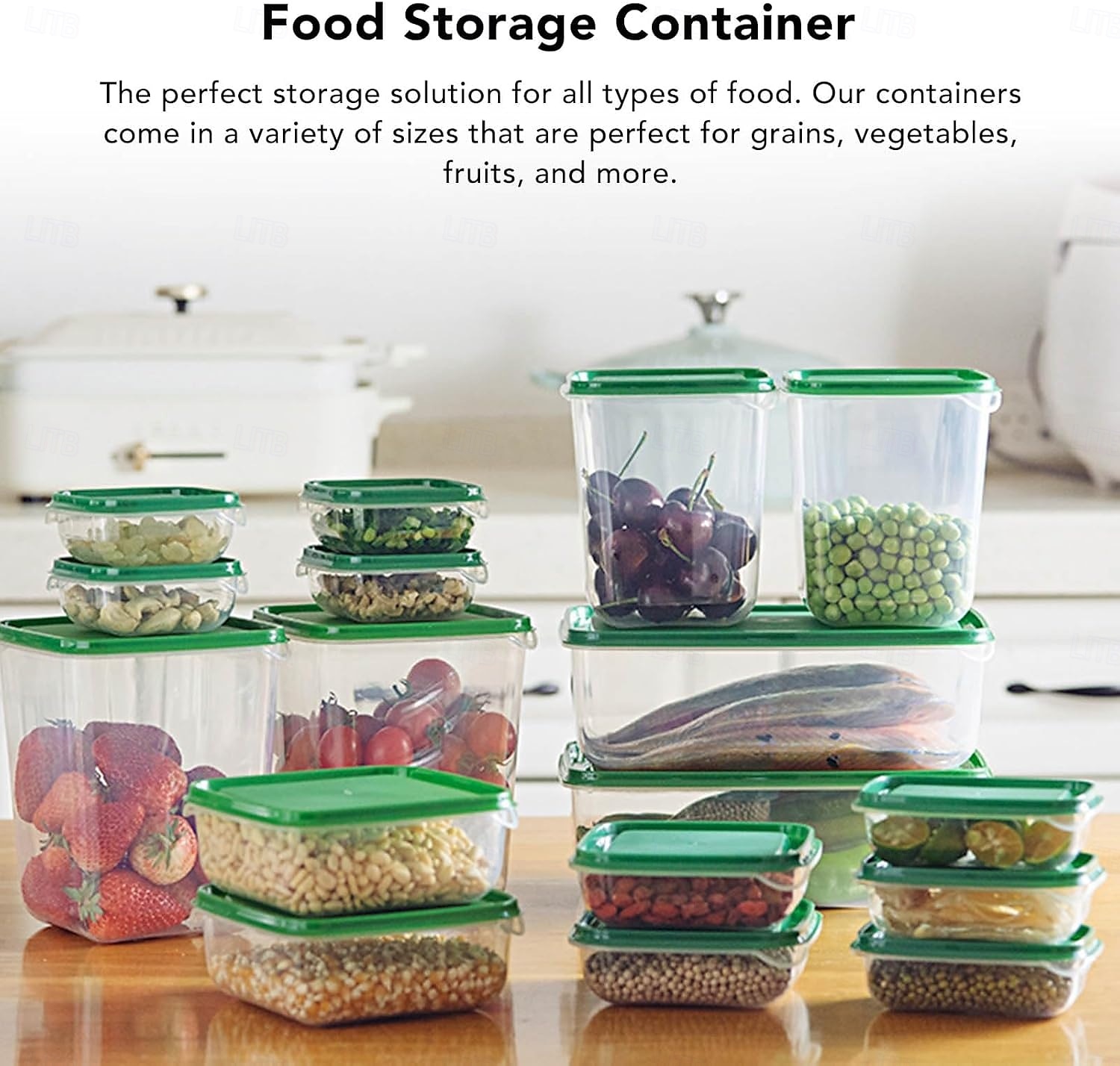 17PCS Food Container Fridge Bins, Leakproof Food Grade Plastic Various Sizes with Lid for Leftover Meals 2025 - $11.99 –P7
