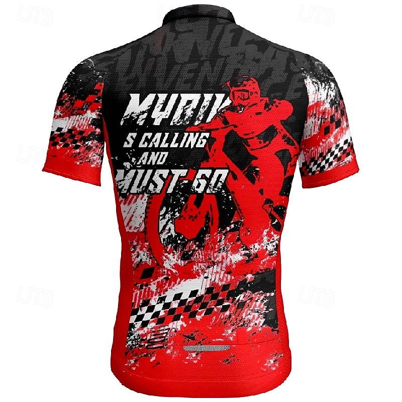 Maillot Cuissard Vélo MUBODO Tenue De Maillot Cyclisme Homme Manches Courtes Equipe De Pro Tenue Cycliste Homme
