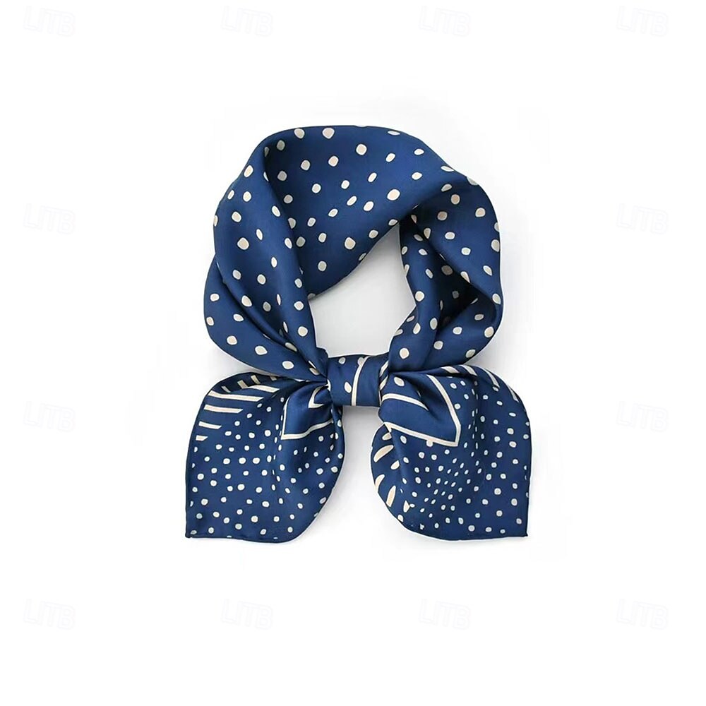 sciarpa quadrata da uomo in seta al 100%, formale, per le vacanze all'aperto, giallo chiaro, blu navy scuro del 2025 a $18.99 –P1
