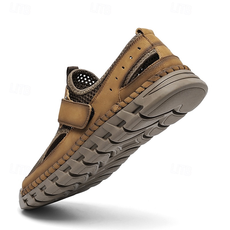 סנדלי גברים - עיצוב רשת נושם, סגנון נינוח לנסיעות יומיות והרפתקאות חוצות קלות 2025 - $46.99 –P3