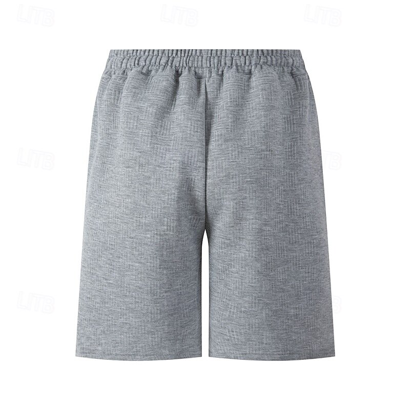 Herr Atletiska shorts Svett shorts Shorts Sommarshorts Ficka Snörning Elastisk midja Slät Komfort Andningsfunktion Kort Utomhus Sport Klassisk Ledigt Svart Vit 2025 - $18.99 –P6