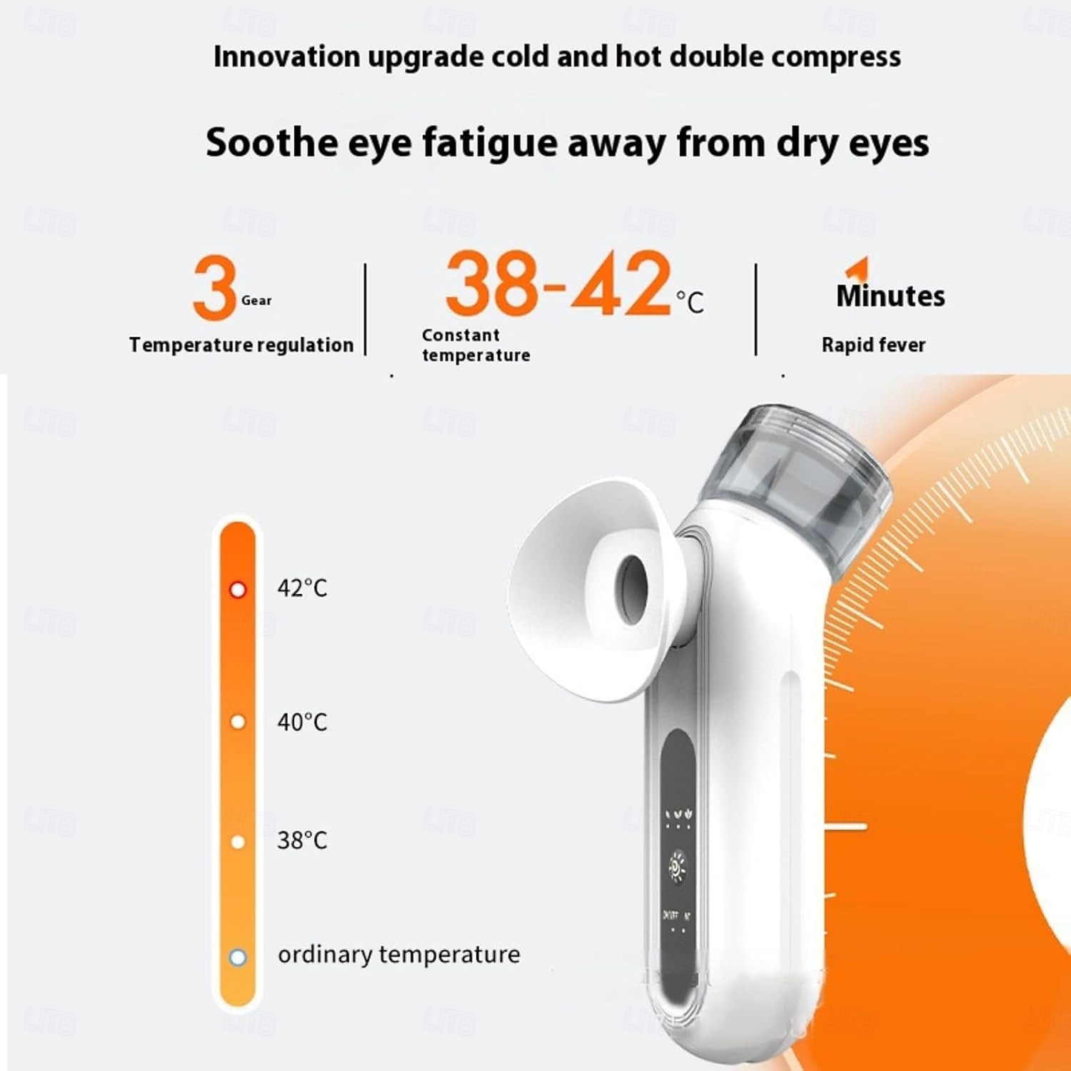 Eye Steamer for Dry Eye, Upgraded Eye Relief Steam Therapy, Heated Nano Eye Mist Steam Sprayer for Relief Dry Eye and Face, Rechargeable Eye Mist Steamer for Moisturizing & Cleaning 2025 - $25.99 –P1