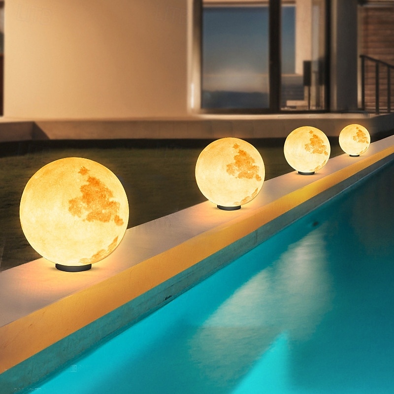 Luminárias de parede externas de LED, branco quente, simplicidade, IP65 à prova d'água, para jardim, caminho, varanda, quintal, estilo moderno, luminárias de chão para gramado. de 2026 por $179.99 –P6