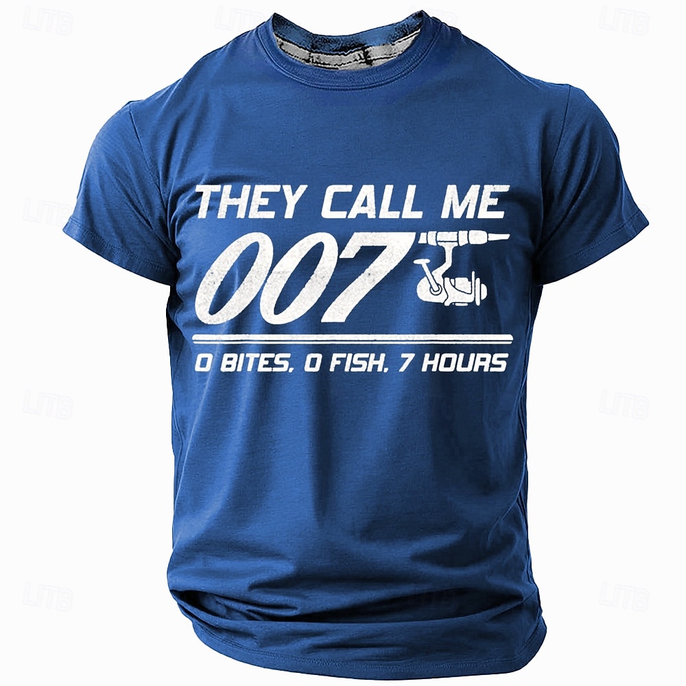 Hombre Pesca Argot divertido Camiseta Manga Corta Camiseta Impresión 3D Cuello Barco Camisa Moda Diario Casual Calle Casual Diario Negro Rojo Azul Piscina Verano Primavera Ropa S M L XL XXL XXXL 2025 - $17.99 –P1