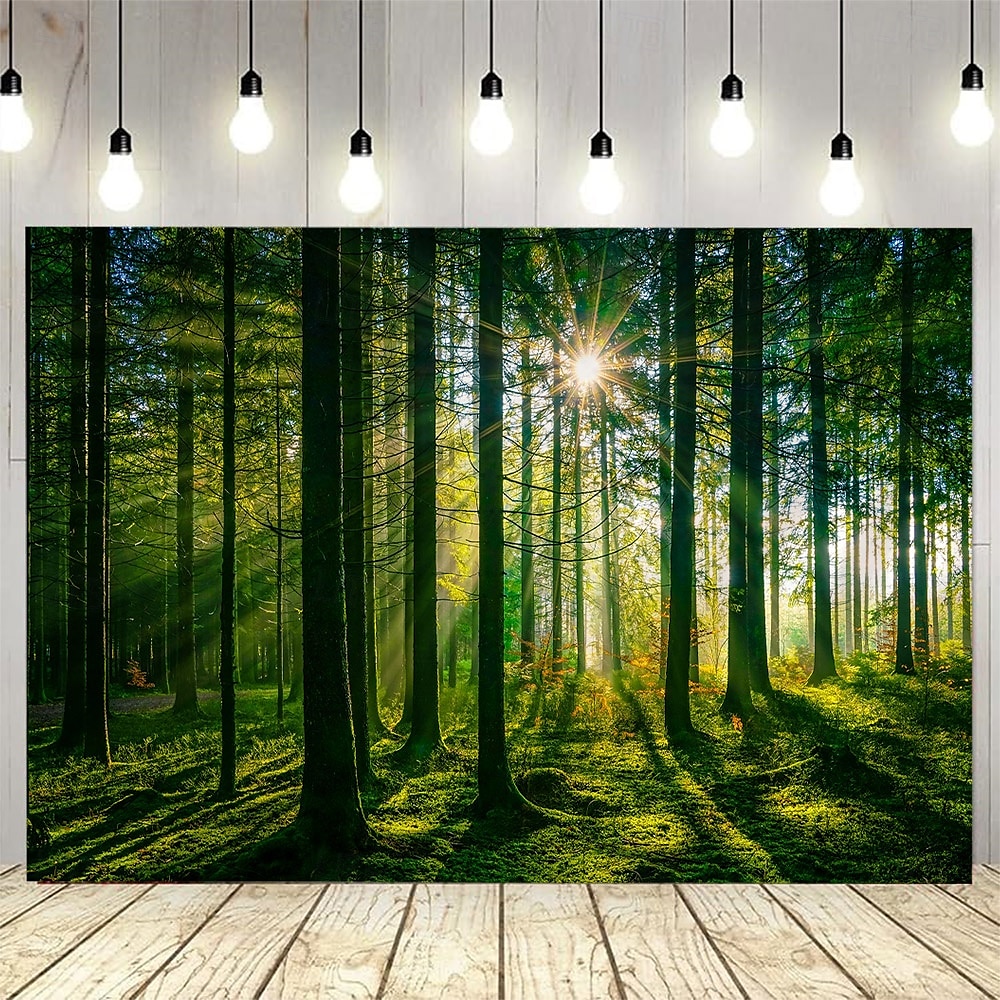 skog växt landskap hängande gobeläng väggkonst stor gobeläng väggmålning dekor fotografi bakgrund filt gardin hem sovrum vardagsrum dekoration 2025 - $13.99 –P5