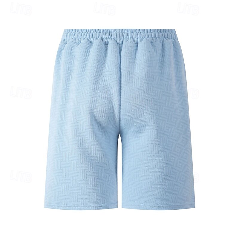 Herr Atletiska shorts Svett shorts Shorts Sommarshorts Ficka Snörning Elastisk midja Slät Komfort Andningsfunktion Kort Utomhus Sport Klassisk Ledigt Svart Vit 2025 - $18.99 –P2