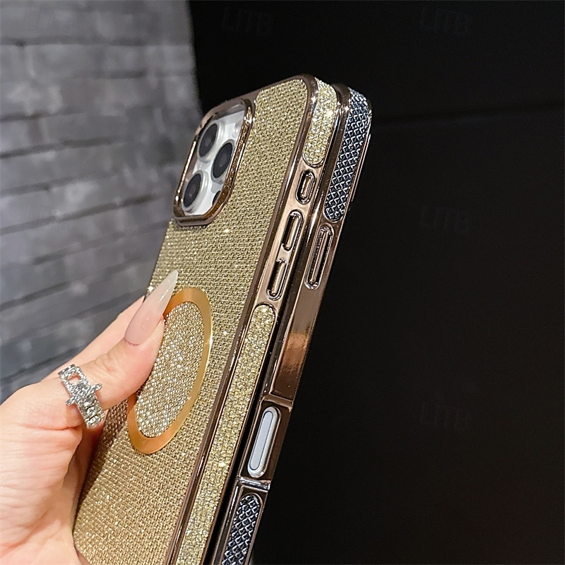telefono Custodia Per Apple AirTag iPhone 16 Pro Max Plus iPhone 15 14 Pro Max Plus iPhone 13 12 Pro Max Copertura Posteriore Custodia ad adsorbimento magnetico Magnetico Supporta la Ricarica del 2025 a $21.99 –P6
