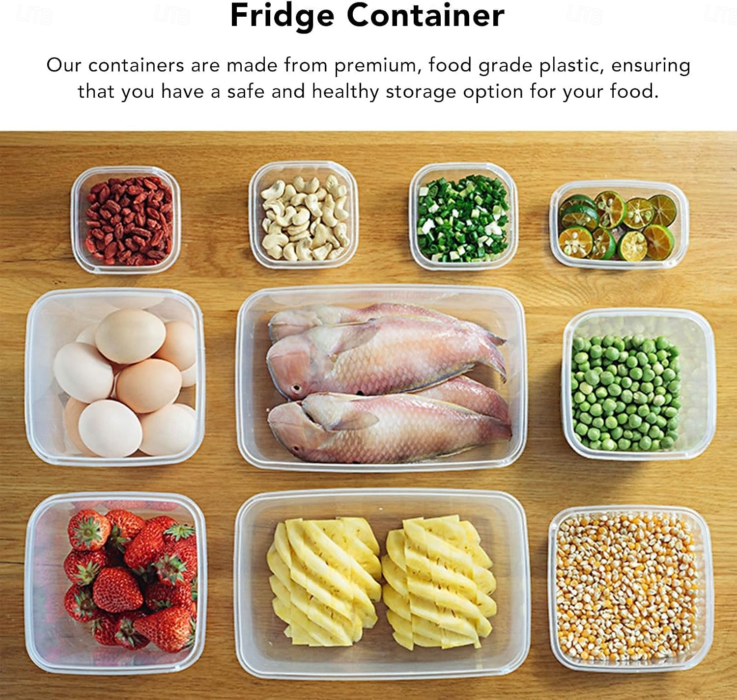 17PCS Food Container Fridge Bins, Leakproof Food Grade Plastic Various Sizes with Lid for Leftover Meals 2025 - $11.99 –P6
