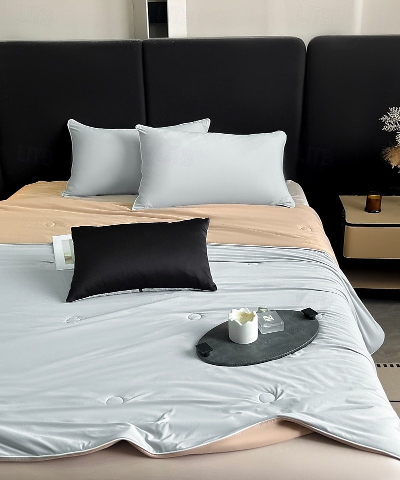 Lätt kylande täcke komforter Tencel Lyocell fiber för sommar lätt skötsel naturligt andningsbar och kylande 2025 - $59.99 –P8