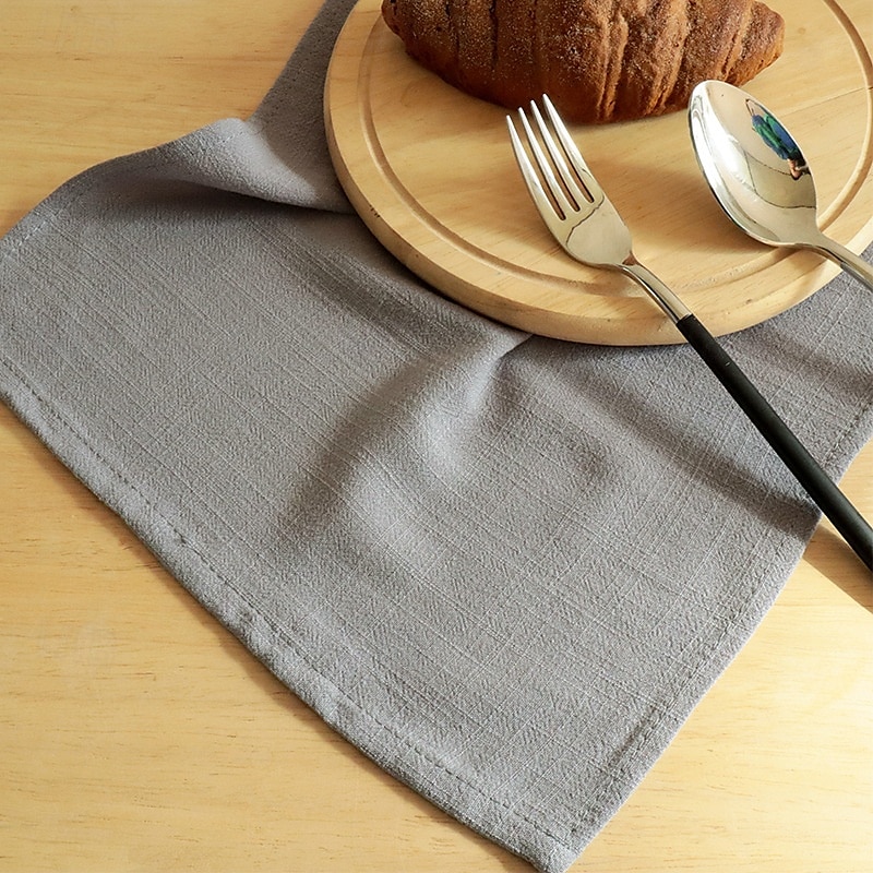 Cotton And Linen Napkins, Cloth For Wine Glasses, Kitchen Towels, Placemats, Kitchen Food Background Cloth 2025 - $4.99 –P10