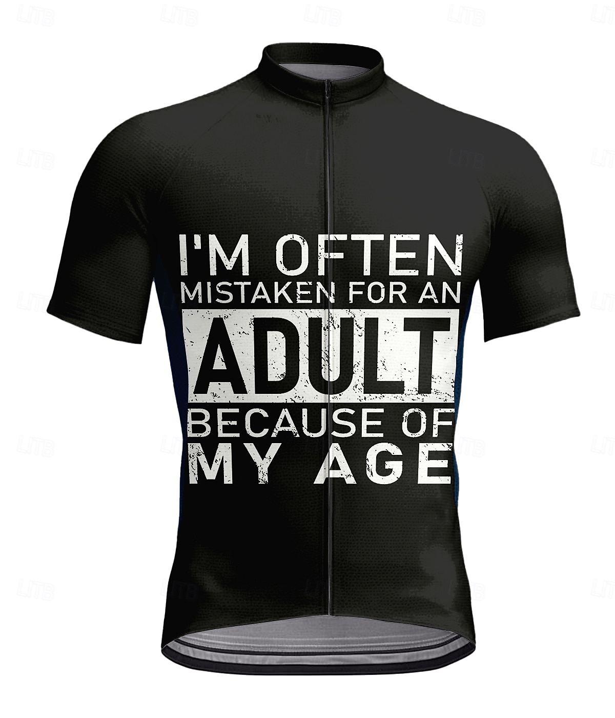 Hombre Maillot de Ciclismo Graphic Letra y Número Manga Corta Bicicleta Maillot Camiseta con 3 bolsillos traseros Filtro Solar Resistente a los rayos UV Secado rápido Bandas Reflectantes Deportes 2025 - $30.99 –P6