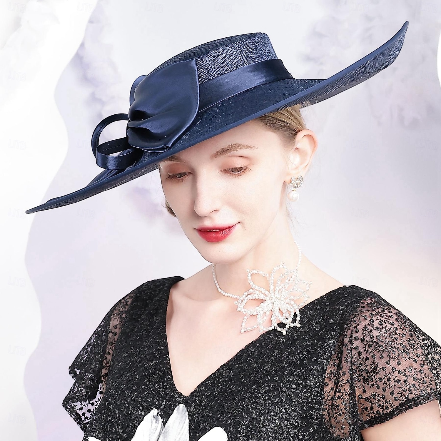 tyylikkäät makeat pellavahatut, joissa on jousisolmu häät / juhla / iltapäähine / erikoistilaisuus / toimisto  & ura / rento / syntymäpäivä / uusi vauva / kiitos / valmistuminen / onnittelut / 2026 - $97.99 –P5