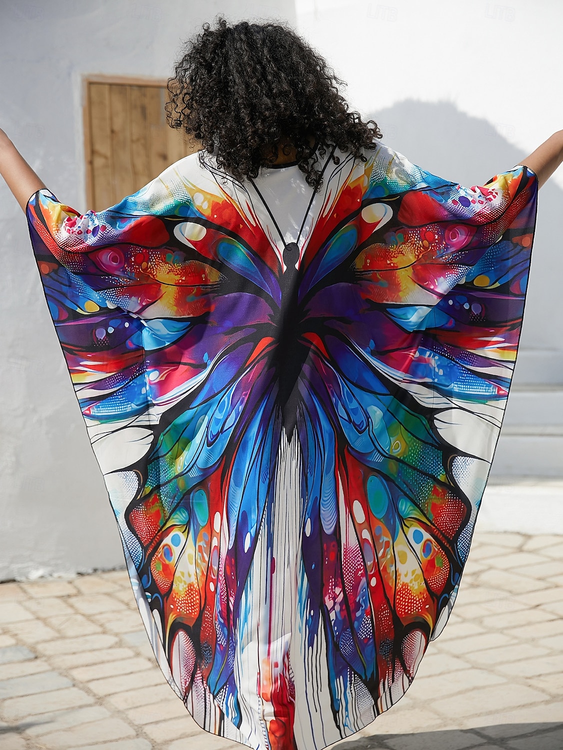 Halloween Kjoler Kaftan Stolthet Regnbue Fritid Voksne Dame Halloween Karneval Pride-parade Pride måned Enkle Halloween-kostymer Kle deg opp 2025 - $37.99 –P12