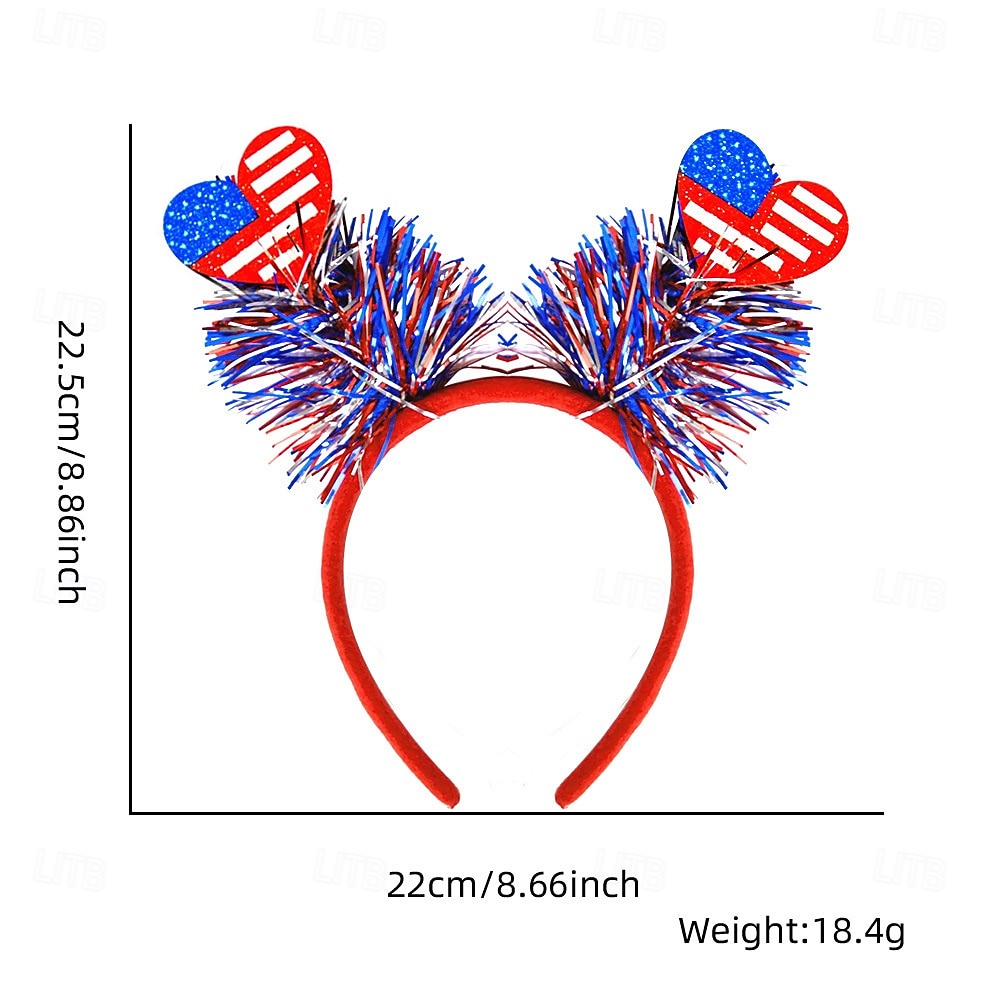 Costume di Carnevale 2026 Fascia Bandiera USA Casual Adulti Per donna Mascherata Giorno dell'Indipendenza / 4 Luglio 4 luglio Casuale Festival Vestirsi del 2026 a $12.49 –P6