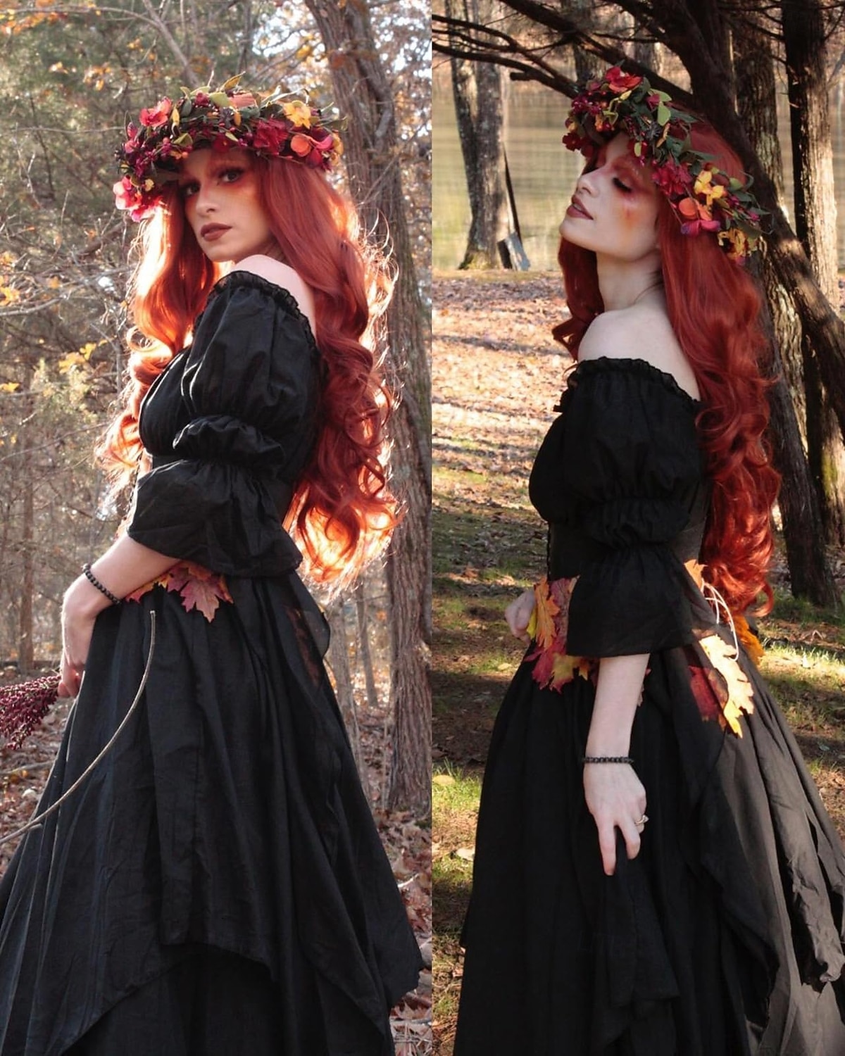 Retrò Vintage Rococò Punk & Gotico Vestito Abito ispirato alla Reggenza Manica a Campana Manica a Palloncino Vichingo Elfico Costume Per donna Celtico Costumi da pirata Fantasia Halloween Carnevale del 2026 a $48.99 –P13