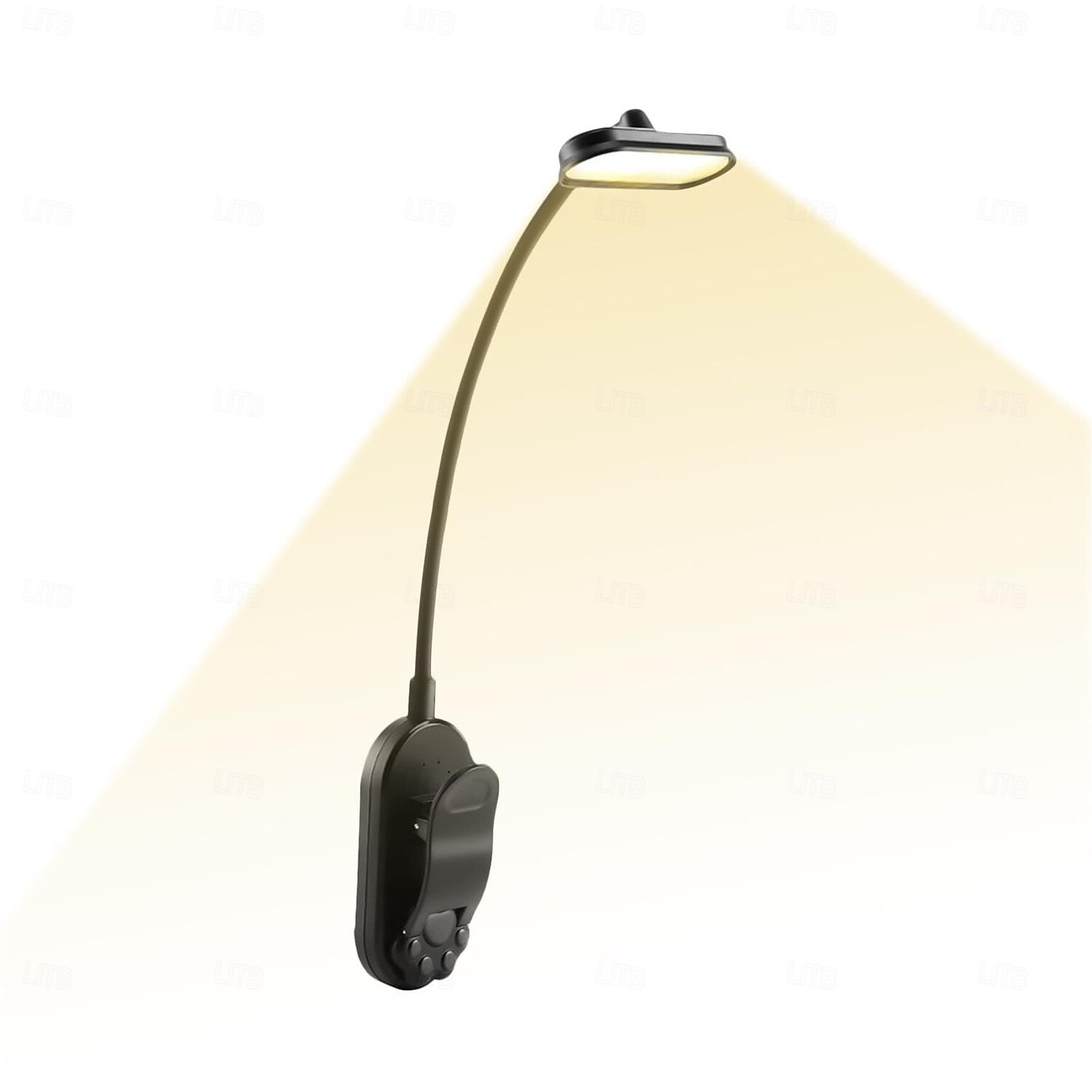 1 stk leselys bokklipslampe øyebeskyttelse skrivebordslampe tri-farget dimming lesebordslampe katteklo klips arbeidslampe 2025 - $16.49 –P5