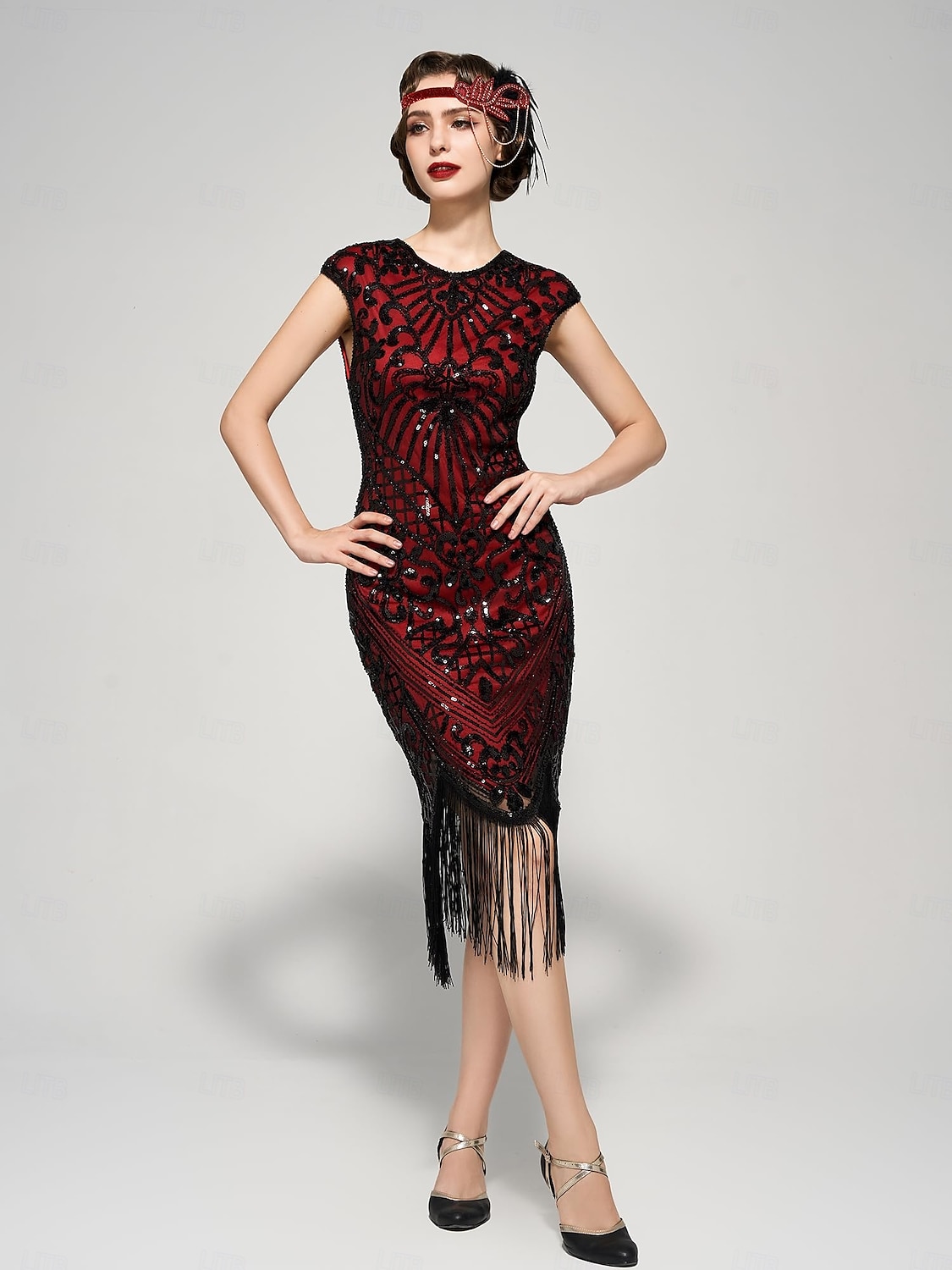 1920-as évek A nagy Gatsby Flapper fejpánt A nagy Gatsby Toll Retro Csillogó glitter Kristály / Strassz Jelmez Női Farsang Álarcos mulatság Április bolondja Party estélyi viselet Álarcos mulatság 2025 - $23.99 –P3