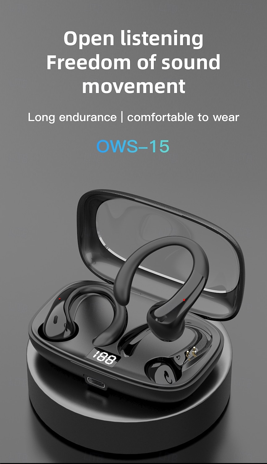 Wireless Earphones With Charging Box Charging Display Suitable For Smartphones Stereo Earphones With Microphone Long-lasting Battery Life 2025 - $19.99 –P1