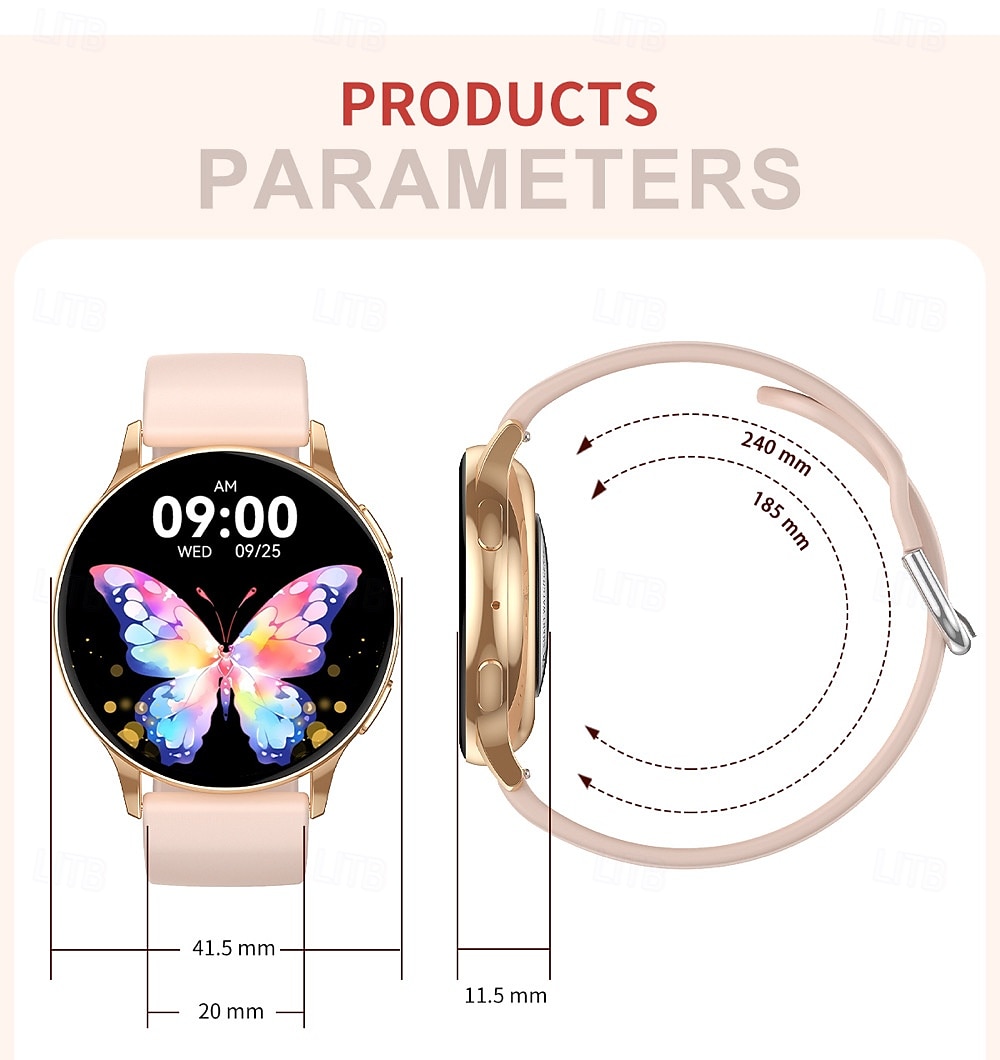 CY29 Reloj inteligente 1.32 pulgada Smartwatch Reloj elegante Bluetooth Temporizador Recordatorio de Llamadas Monitor de Pulso Cardiaco Recordatorio sedentaria Encontrar Mi Dispositivo Compatible con 2025 - $49.99 –P17