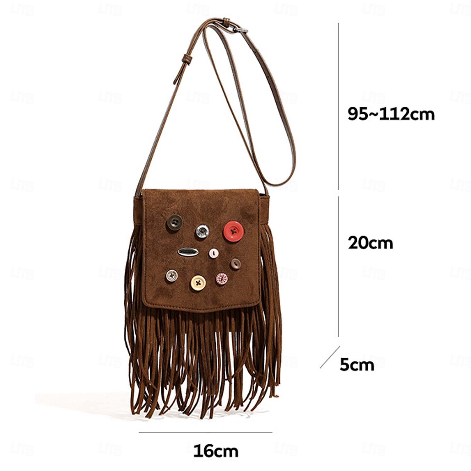 Retro Vintage 1970s Bag Crossbody Bag Hippie Fringe Women's Party Casual Daily Pride Parade Adults' Bag 2025 - $43.99 –P1
