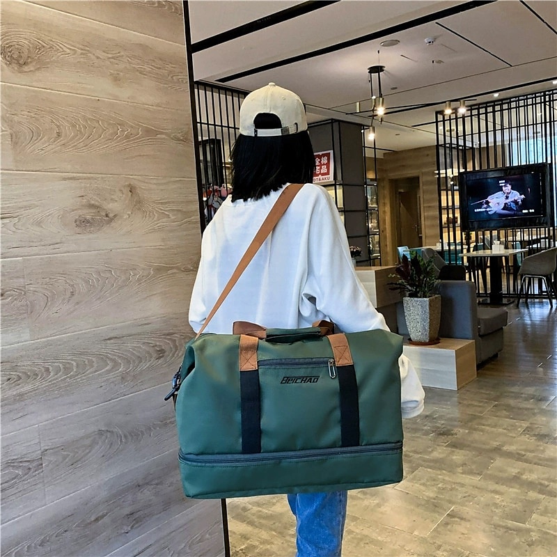 Weekender Bag Travel Duffel Bag with Shoe Compartment, Large Capacity Carry On Tote for Women, Gym Bag with Trolley Sleeve for Short Trips, Business Travel, Overnight, Handbag for Luggage 2025 - $18.99 –P7