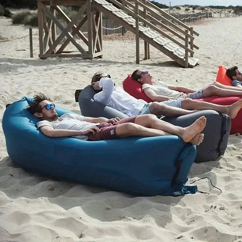 Sofá inflable versátil plegable suave &Inflado rápido para acampar &¡Descansando! Regalo de Navidad, Halloween y Acción de Gracias 2025 - $84.99 –P1