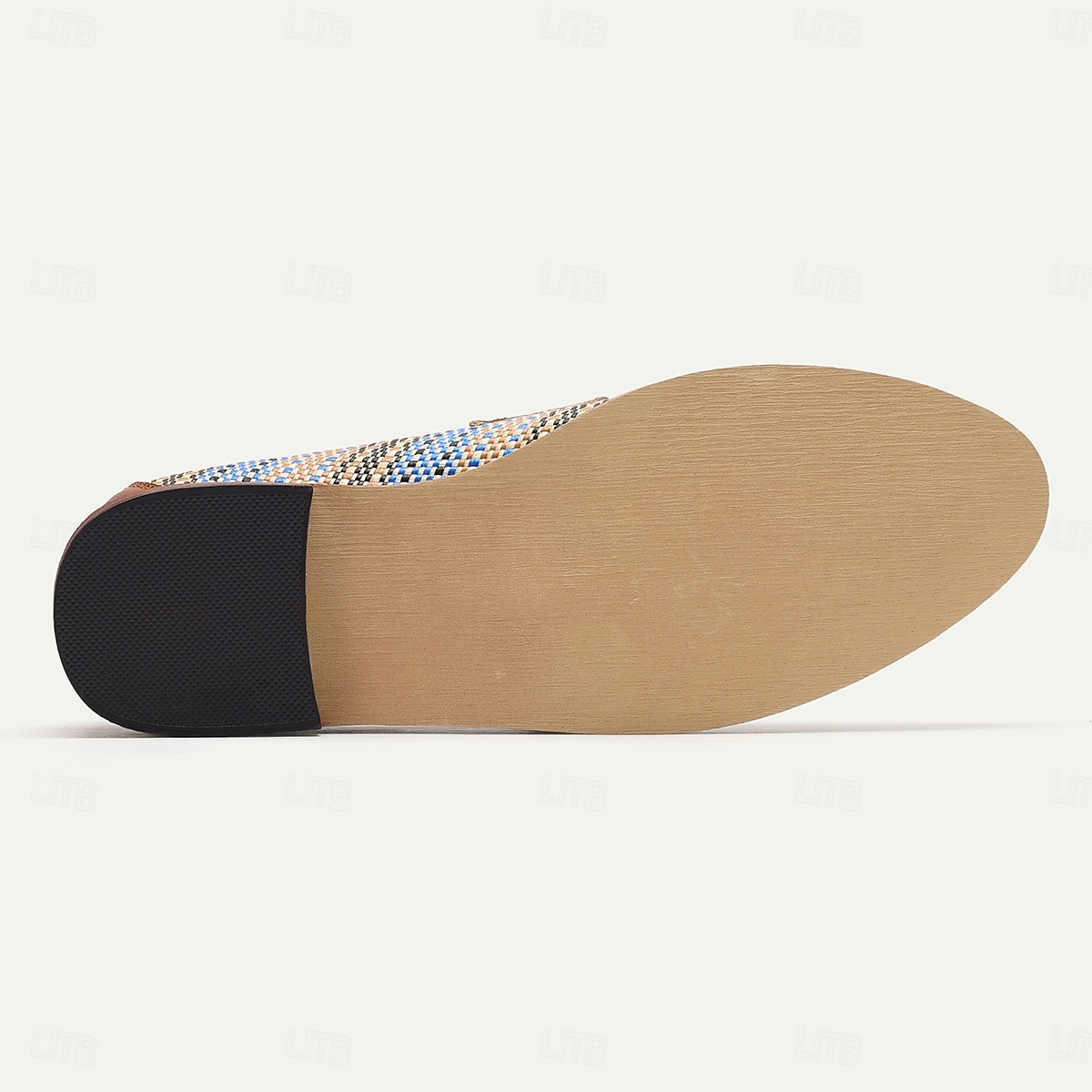 håndvevde, flerfargede slip-on loafers for menn – uformelle kunstneriske flate sko for sommer- og helgebruk 2025 - $46.99 –P6