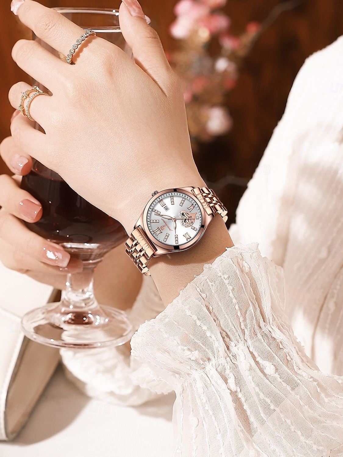 Women Quartz Watch Wrist Watch Retro Vintage Luminous Calendar Waterproof Stainless Steel Strap Watch 2025 - $38.99 –P14