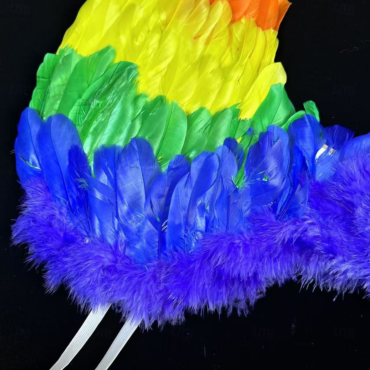 Drag queen Stolthet Regnbåge Fjädervingar Regnbågens änglavingar Ledigt Unisex Vuxna Prideparad Pride månad Halloween Lätt karnevalsdräkt 2025 - $18.99 –P7