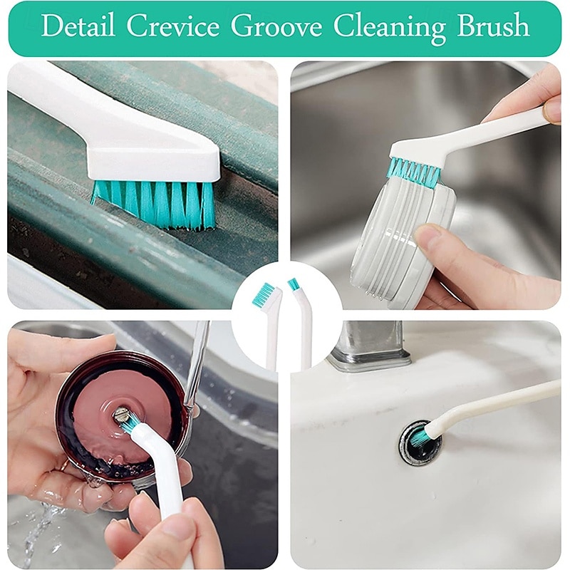 8pcs Crevice Cleaning Brushes Tool for Household Use Small Cleaning Brush Tight Spaces Tiny Cleaning Brush Mini Parts Humidifier Toaster 2025 - $8.99 –P2