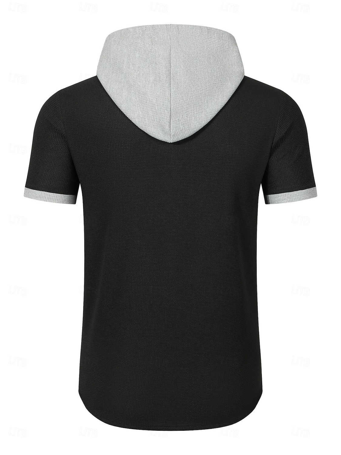 Per uomo Maglietta Waffle Giacca di pelle Maglietta Manica Corta Con Cappuccio Estate Blocco di colori Moda Designer Casual Tasca Bottoni Davanti All'aperto Casuale Quotidiano Nero Verde Borgogna del 2026 a $21.99 –P3
