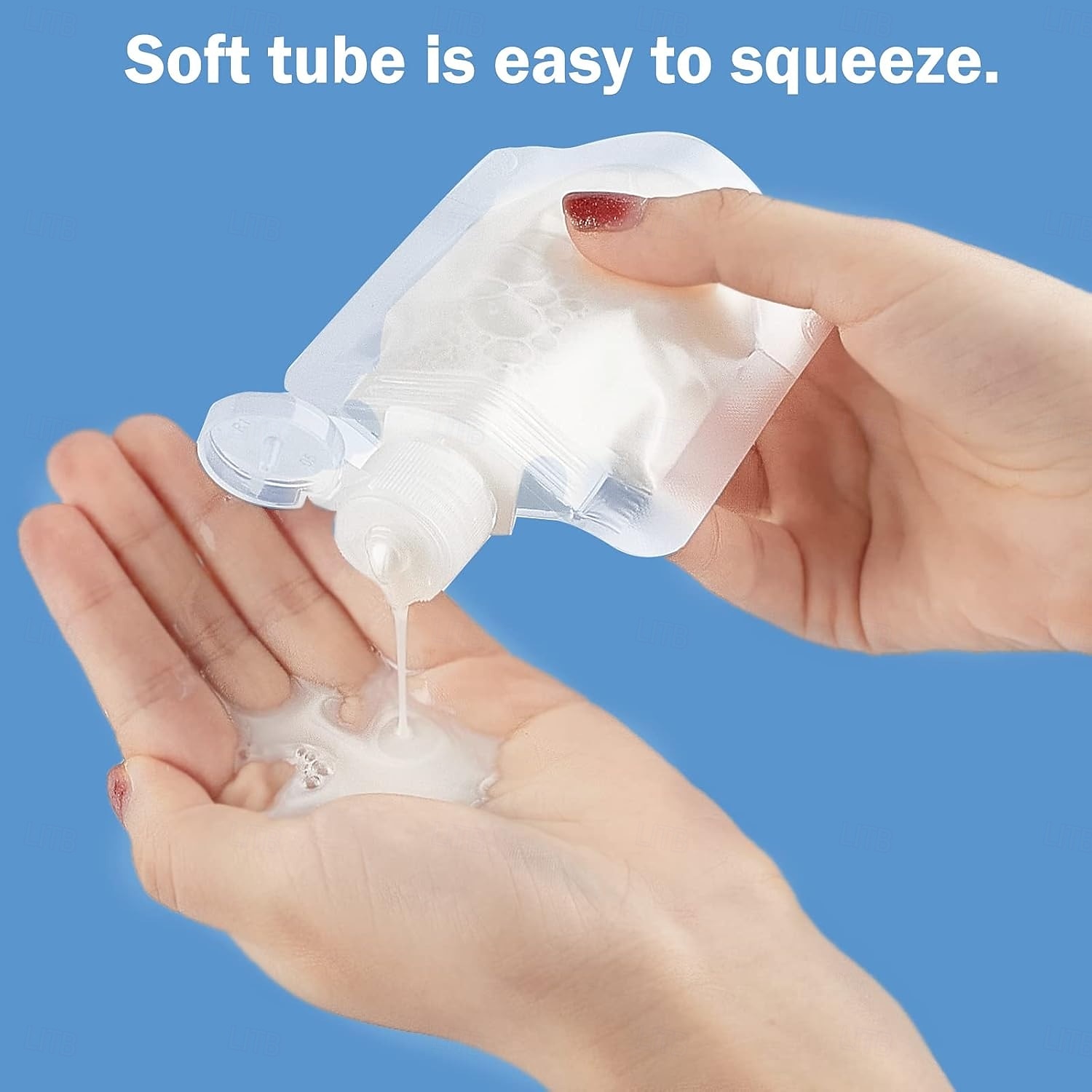 5PCS 30/50/100 ml Travel Pouches for Toiletries, TSA Approved, Refillable Empty Travel Size Containers, Small Squeeze Pouches Travel Bottles for Shampoo Conditioner Lotion Soap Liquids 2025 - $13.12 –P3