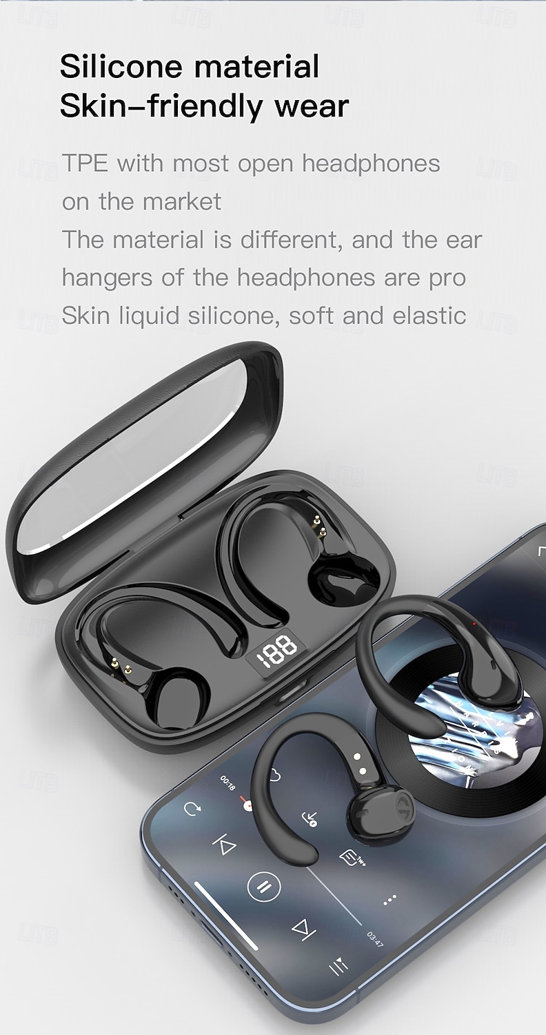 Wireless Earphones With Charging Box Charging Display Suitable For Smartphones Stereo Earphones With Microphone Long-lasting Battery Life 2025 - $19.99 –P4