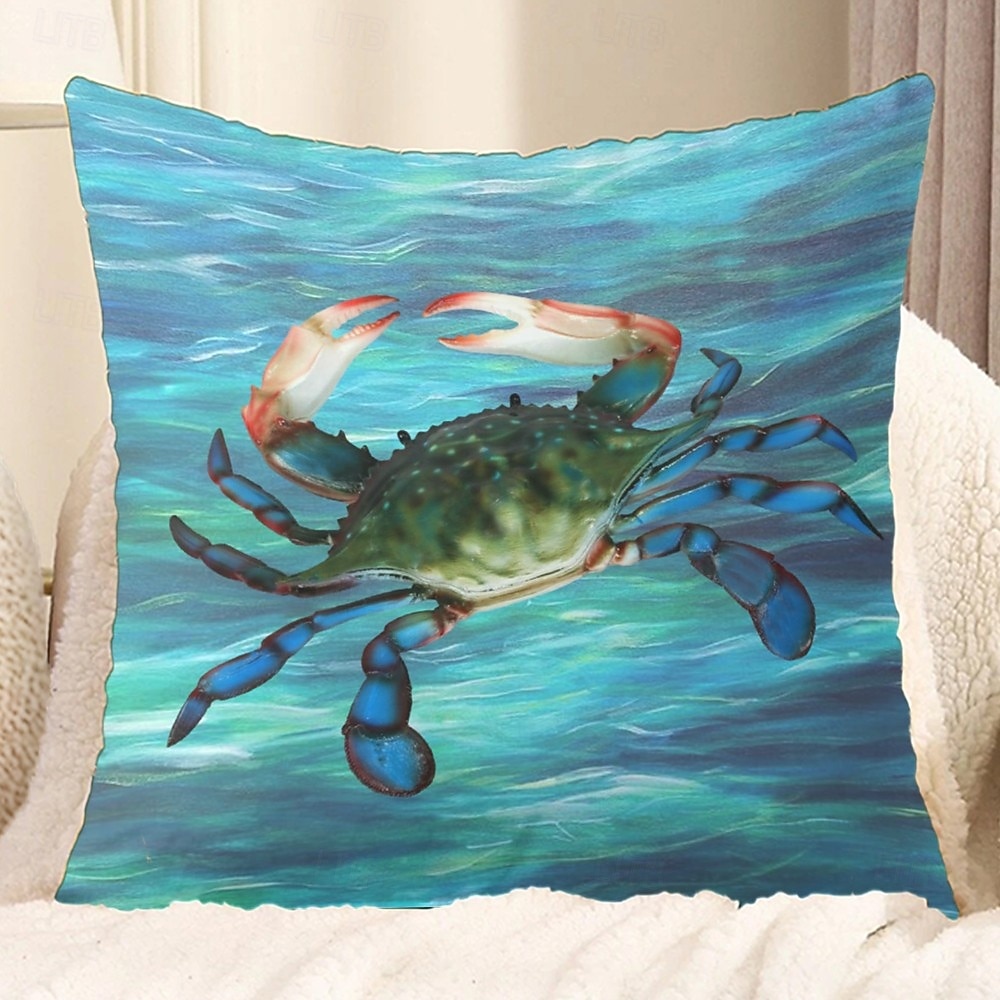 Capa de Almofada Decorativa Caranguejo do Oceano 1PC Case de Almofada Quadrada Macia para Sofá de Quarto Sala de Estar Cadeira de 2025 por $12.99 –P2