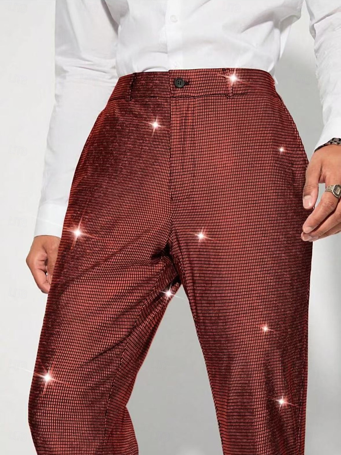 Retrò Vintage Anni '70 Anni '80 Pantaloni a zampa d'elefante Disco Vernice in lattice lucido Metallico Paillettes Per uomo Halloween Carnevale Parata dell'Orgoglio Mese dell'orgoglio Adulti Pantaloni del 2025 a $32.99 –P12