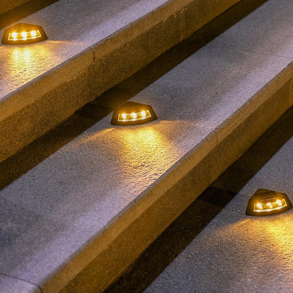 4 Pcs Solar Step Ground Light Solar Step Stair Decor Garden Lights Trail Light Outdoor Waterproof Yard Guide Light 2025 - $28.99 –P6