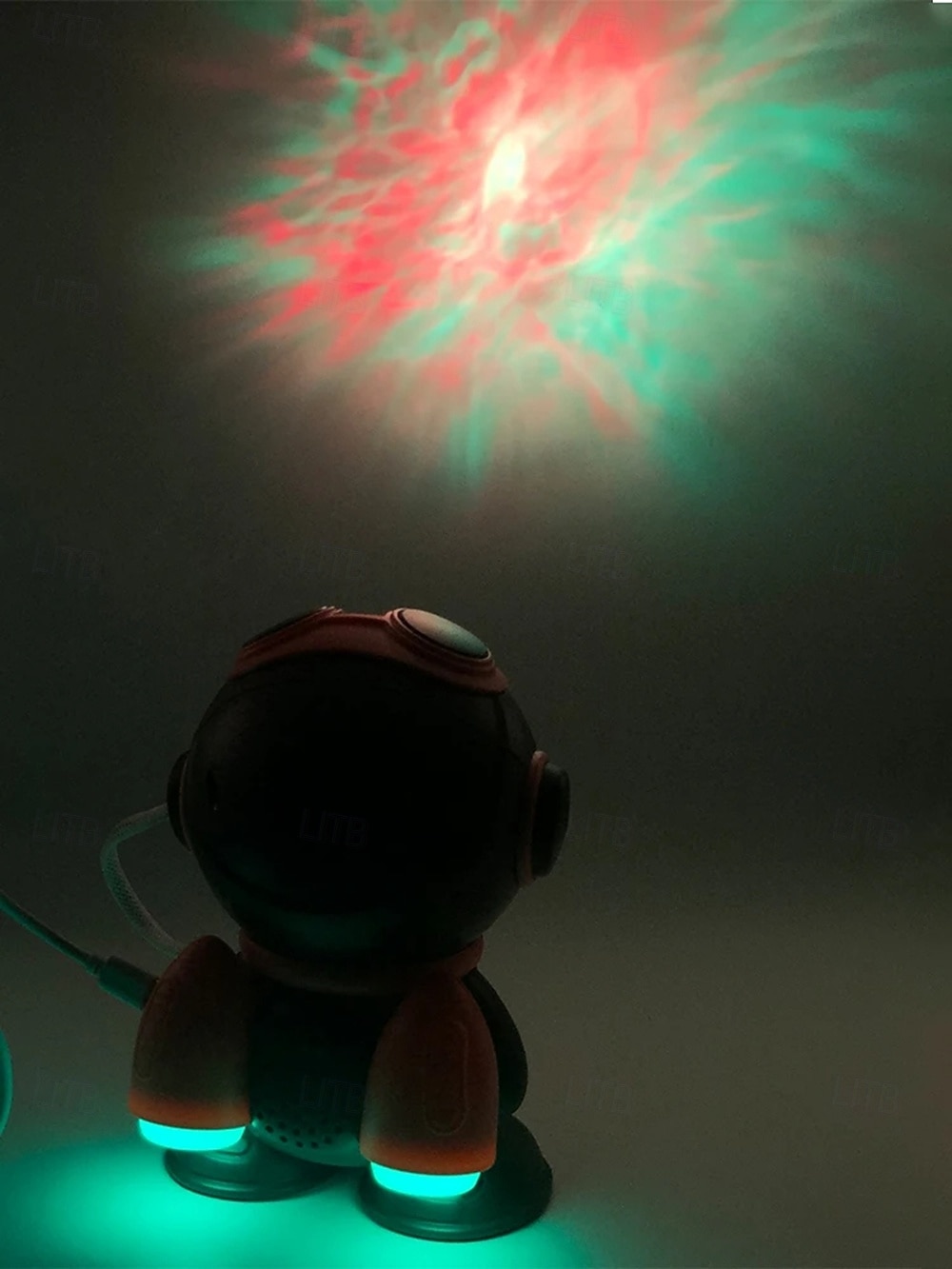 Kitty Galaxy Stjerneprosjekter Astronaut Rom Nebula Nattlys Lampe Soverom LED Dekorativ Gave Barn 2025 - $39.99 –P4