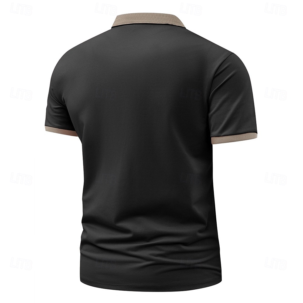 Miesten Kuvitettu Polo Lyhythihainen Poolopaidat Kauluspaidat Business Casual ulko- Arki-asut 3D-tulostus Kesä Musta Punastuvan vaaleanpunainen Laivaston sininen 2025 - $25.99 –P4