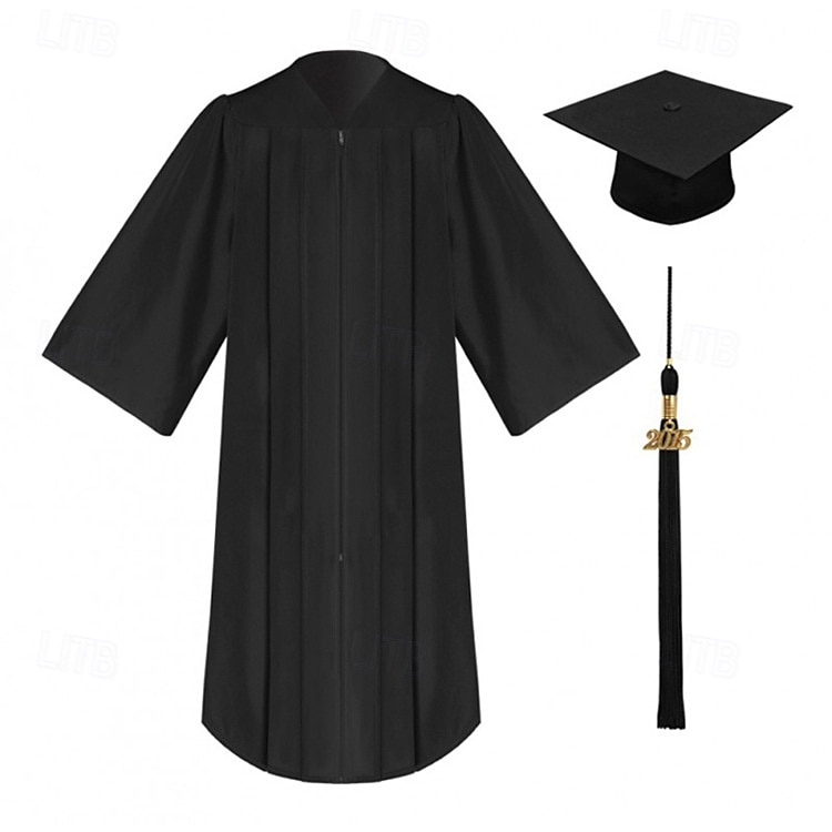unisex vuxen matt examensmössa och klänning tofs set 2025 - $27.99 -P1
